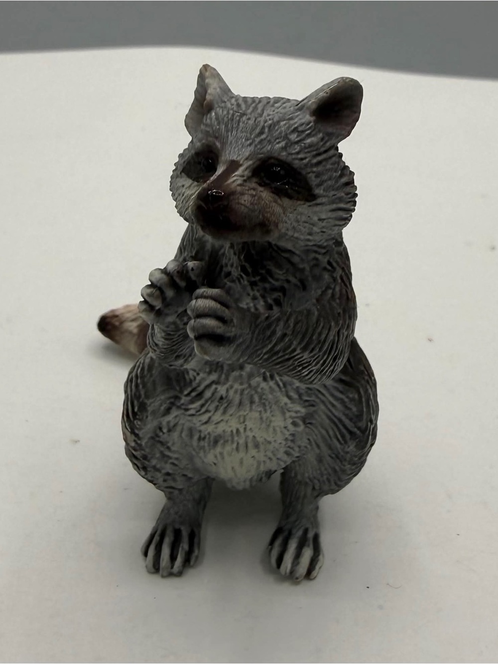 SCHLEICH RACCOON Figurine Rare Collector Animal Figure Wild Life Series Retired